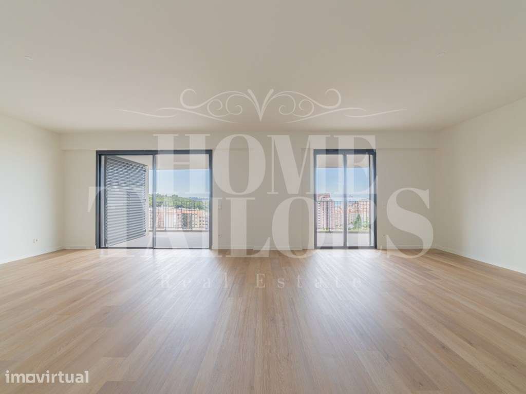 Apartamento T4 novo a estrear com terraço panorâmico e vista Tejo e... - Grande imagem: 3/54