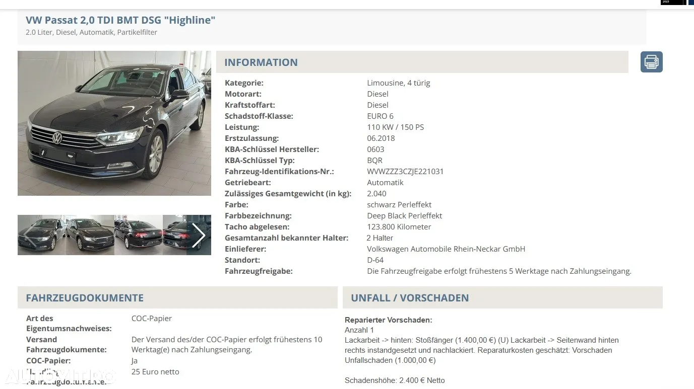 Volkswagen Passat 2.0 TDI (BlueMotion Technology) DSG Highline - 21