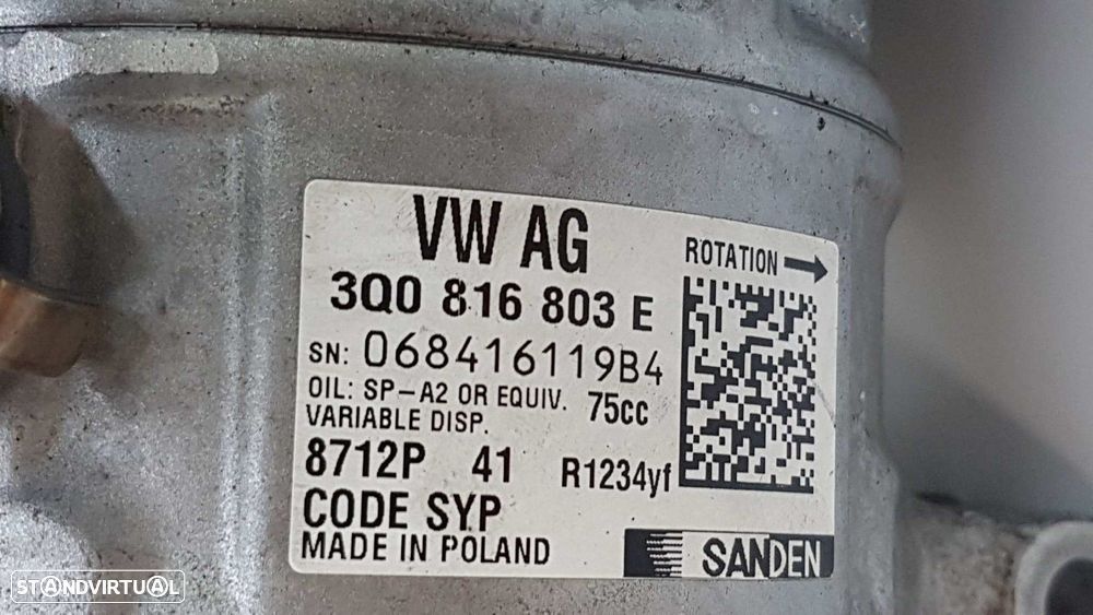 COMPRESSOR DE AR CONDICIONADO VOLKSWAGEN POLO EDITION - 7