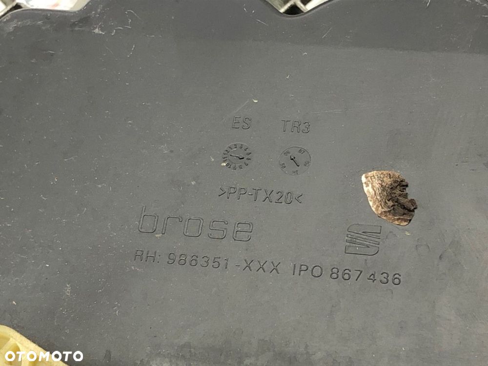 PODNOŚNIK SZYBY PRAWY PRZÓD  SEAT LEON (1P1) 2005 - 2013 1.6 75 kW [102 KM] benzyna 2005 - 2012 - 6