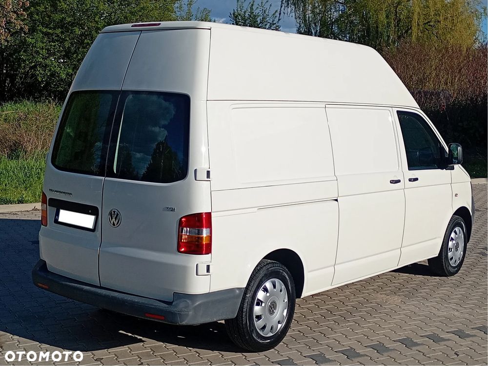 Volkswagen TRANSPORTER T5 XI.2009r. MAX WYSOKI 1,9 TDI 102KM KLIMATYZACJA NOWE SPRZĘGŁO I ROZRZĄD PRZEGLĄD NA ROK ZERO RDZY 3 OSOBOWY STAN TECHNICZNY WZOROWY ŁADOWNOŚĆ 1385 KG BEZWYPADKOWY VAT1 ELEKTR. SZYBY I LUSTERKA - 3