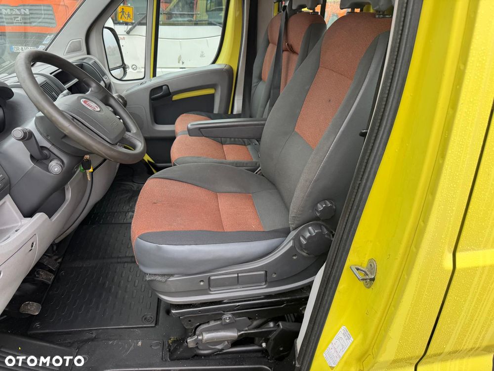 Fiat Ducato 2.3JTD Wywrotka Brygadówka Hak 3 Tony 7 Osobowa Klima Kiper I wł. - 16