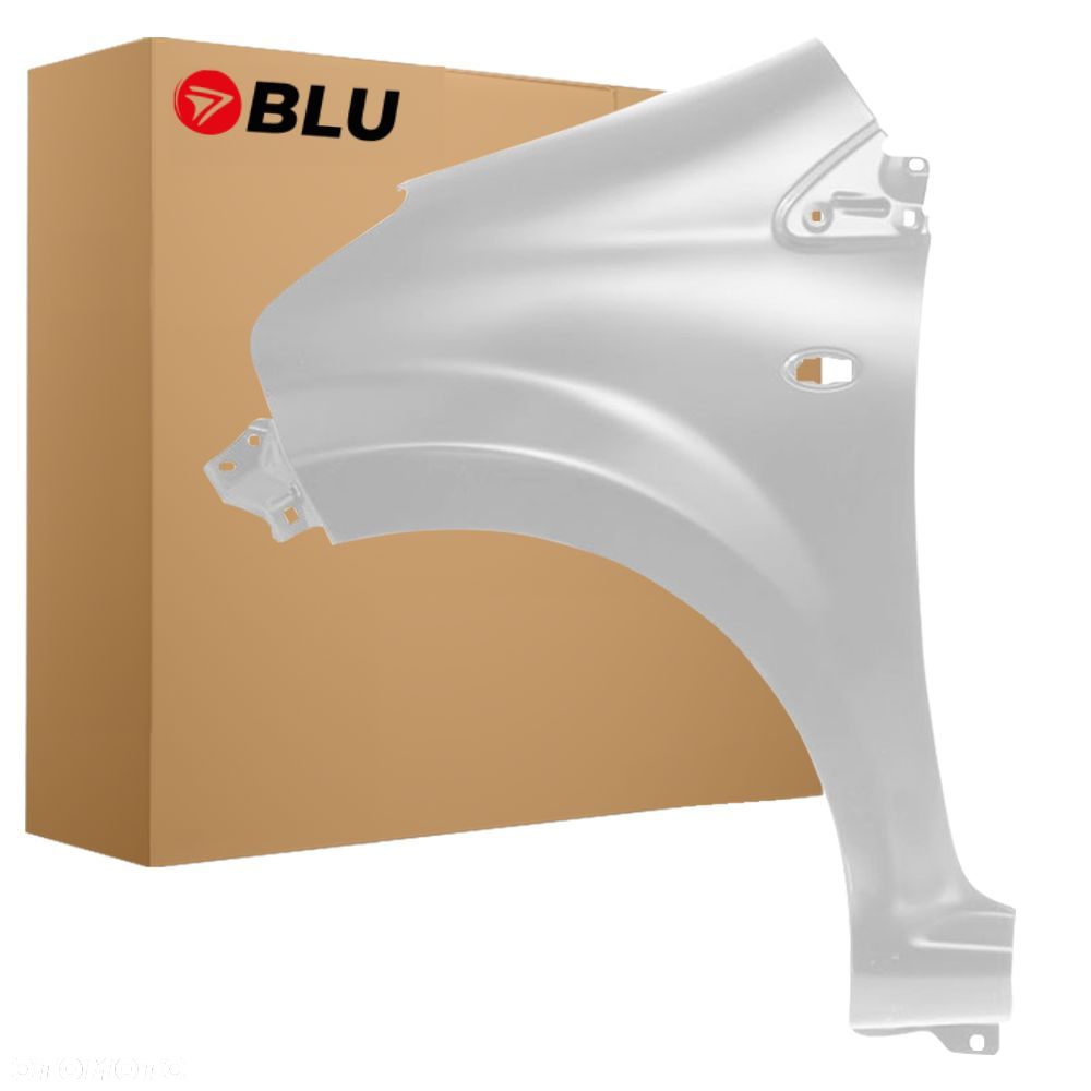 BLU Błotnik TOYOTA AYGO I 1E7 lewy srebrny 05-14 przód SilverStreak MerlanSilber - 1