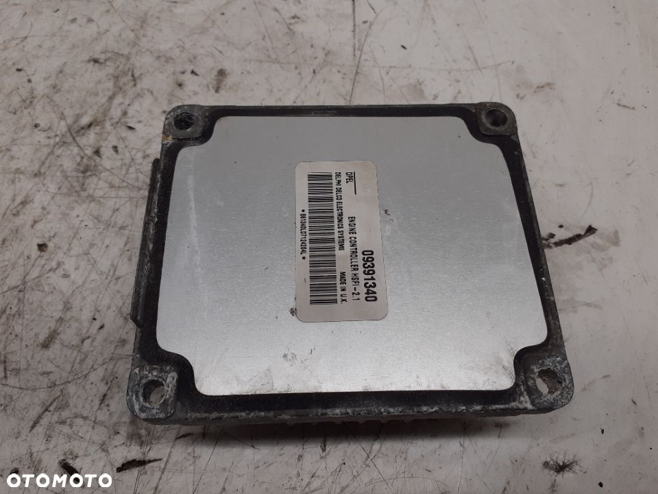KOMPUTER STEROWNIK OPEL ASTRA H MERIVA A ZAFIRA A CORSA C 09391340 ORYGINAŁ WYSYŁKA! - 2