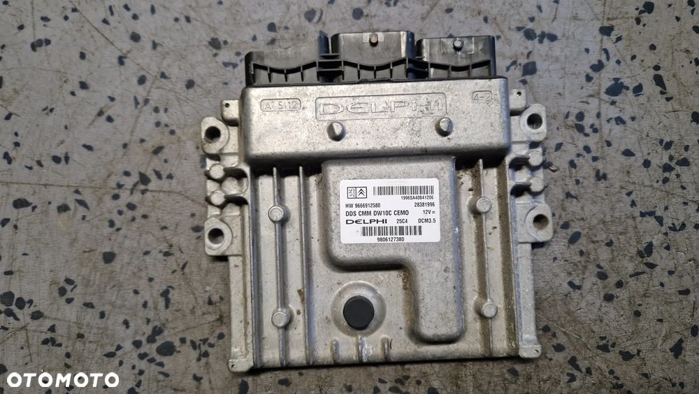 CITROEN C5 III 2.0 HDI 163KM STEROWNIK SILNIKA 9666912580 - 1