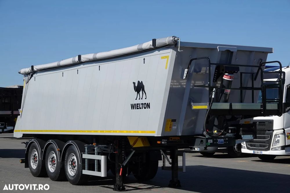 Wielton BASCULANTE ALUMINIU 36 M3 / FLAP / NOU-NOU 2025 / ETAJA 7MM / AXIE LIFTATOR / DISPONIBIL Imediat