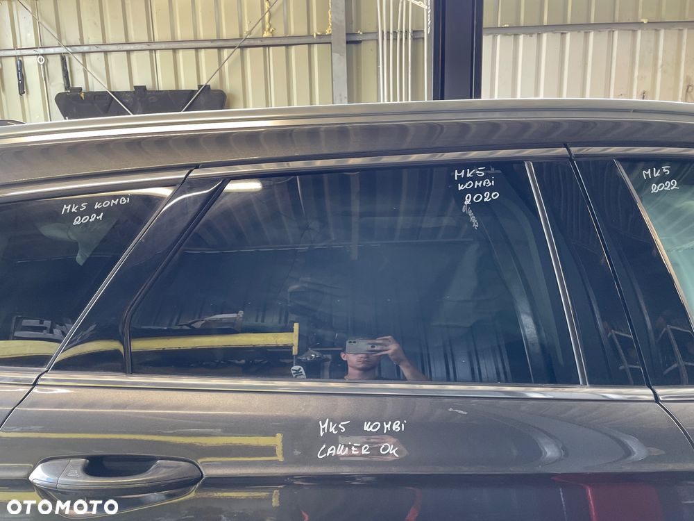 SZYBA DRZWI PRAWY TYŁ FORD MONDEO MK5 KOMBI 2020r DS73-N25712-K CIEMNA - 1