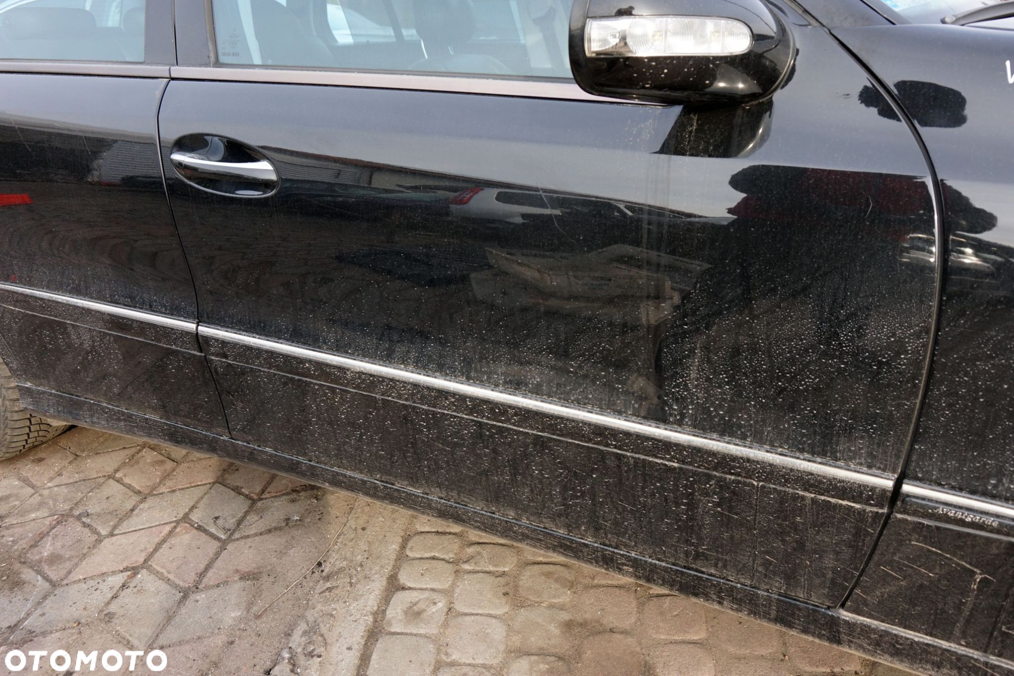 DRZWI PRZEDNIE PRAWE E-KLASA W211 KOMBI 197  CZARNY MERCEDES 2002-2006 - 4