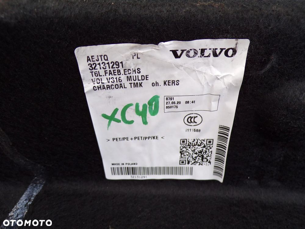 WYKŁADZINA BAGAŻNIKA VOLVO XC40 II 32131291 - 3