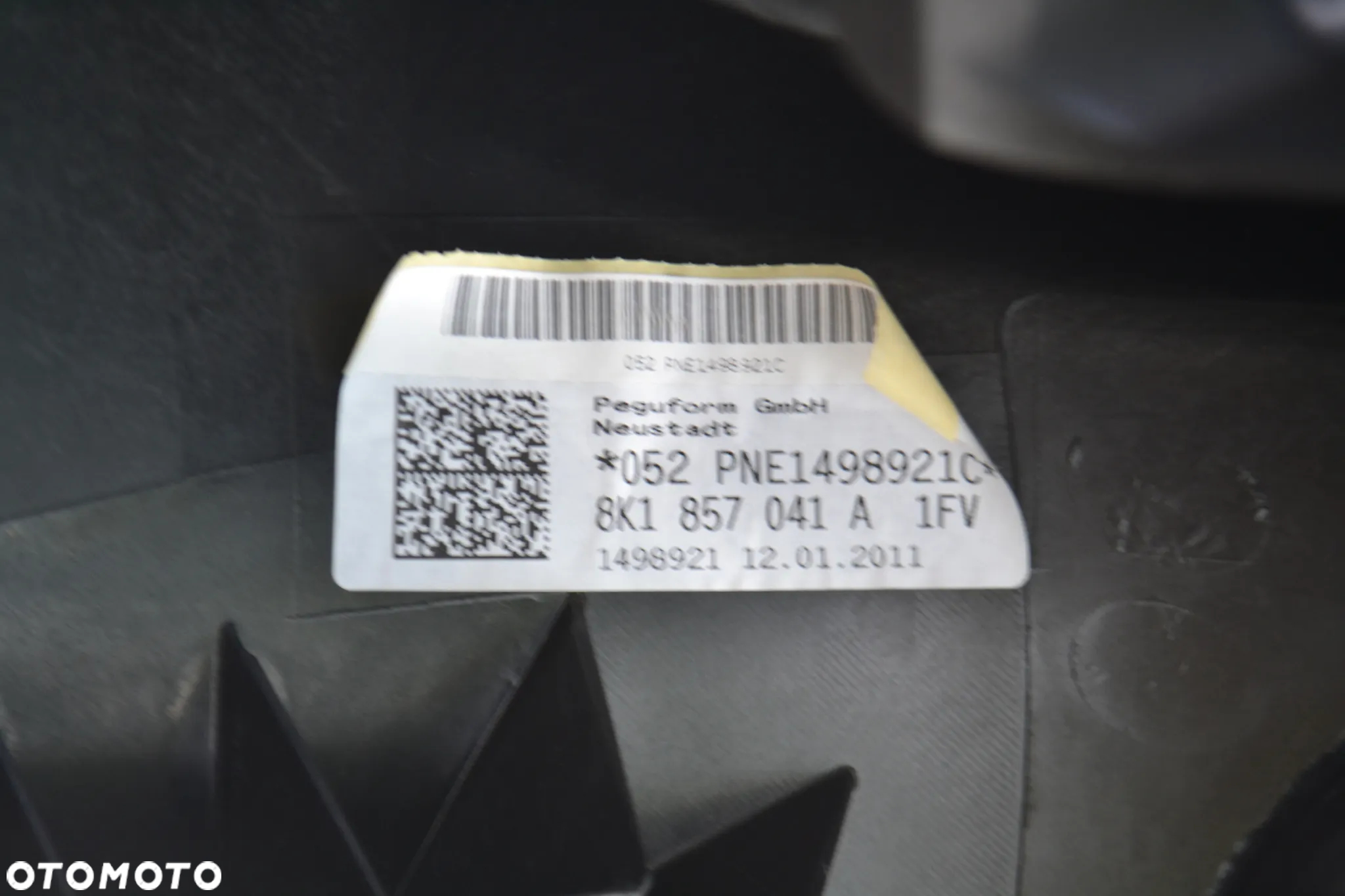 AUDI A4 B8 DESKA ROZDZIELCZA KONSOLA AIRBAG ORYGINAŁ 8K1857041A POMORSKIE - 7