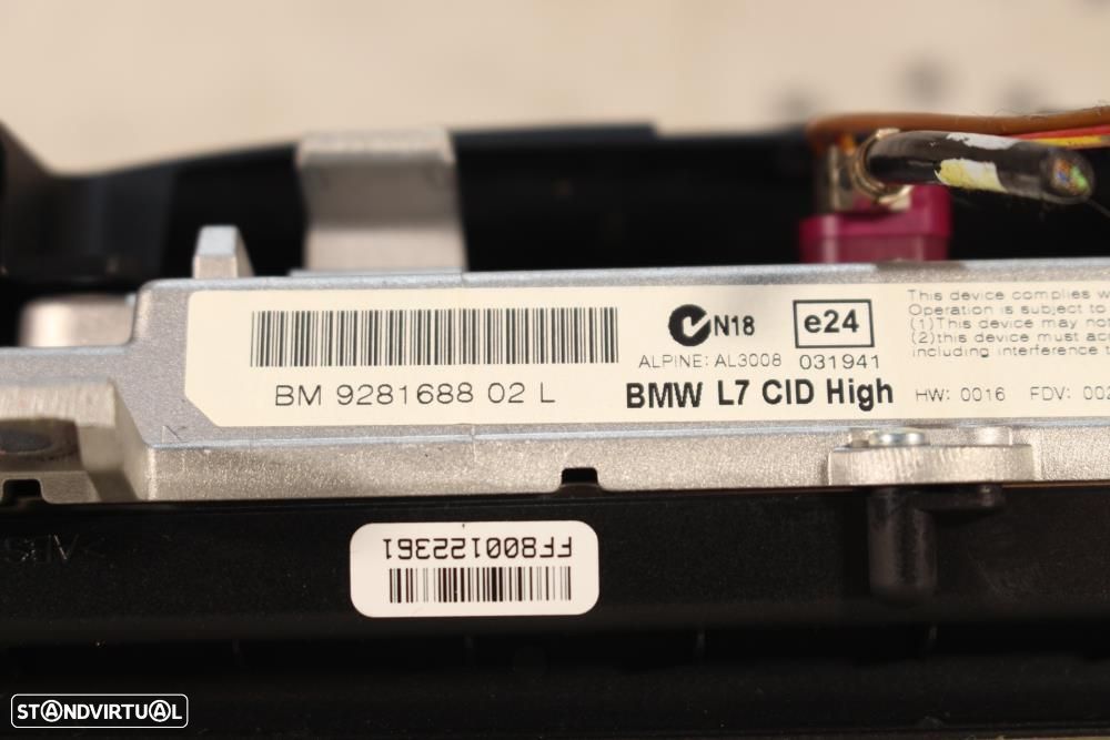 Display / Ecrã Bmw 3 (F30, F80)  65509281688 / 9281688 / 8 - 7