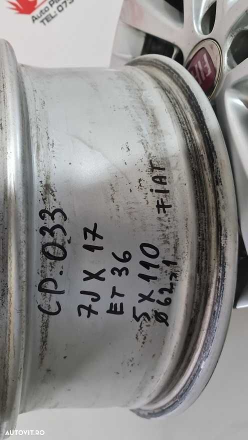 JANTE nr 4/R17 FIAT ORIGINALE  5X110 CP J1033 - 3