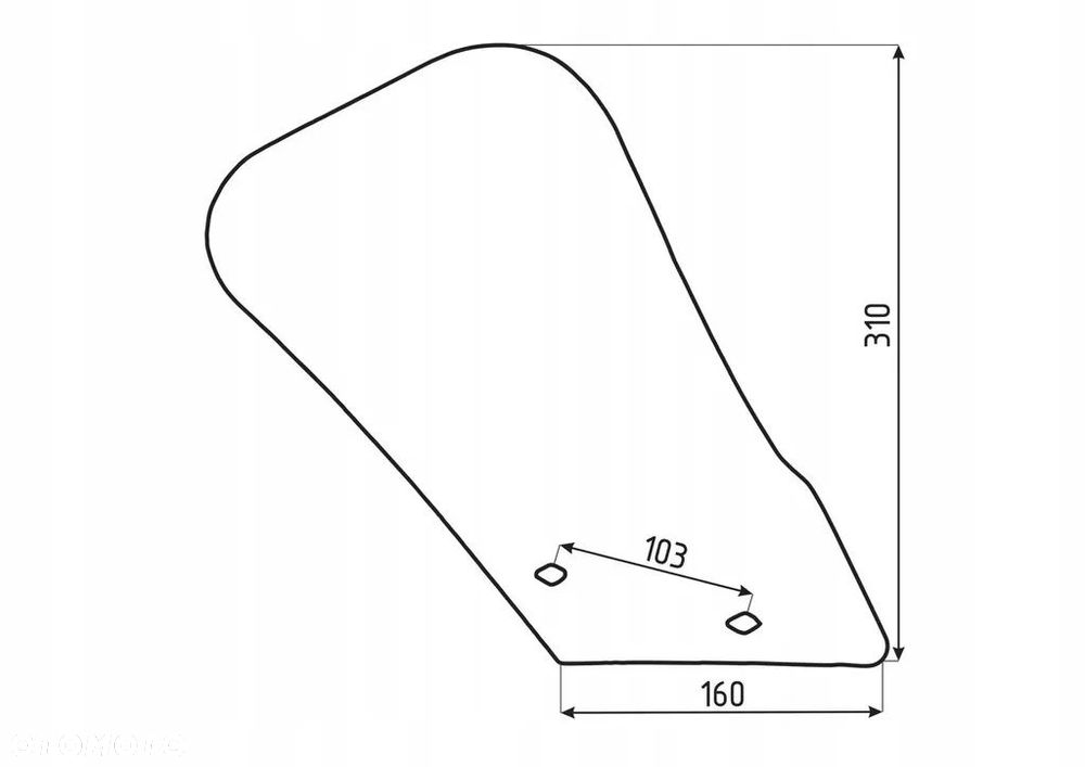 VOGELNOOT ODKŁADNICA PRZEDPŁUŻKA PA305402 PRAWA / LEWA PA305502 iQ PARTS - 2