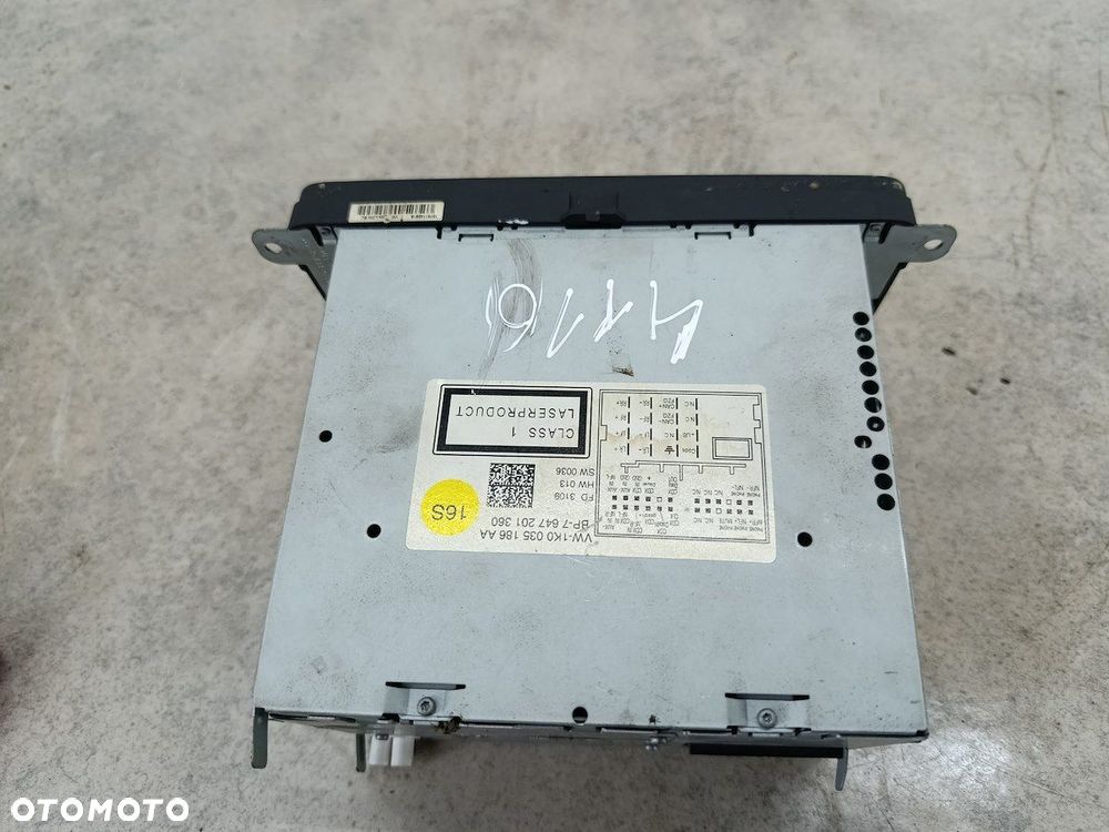RADIO FABRYCZNE VW PASSAT B6 1K0035186AA  7647201360 BLAUPUNKT - 6