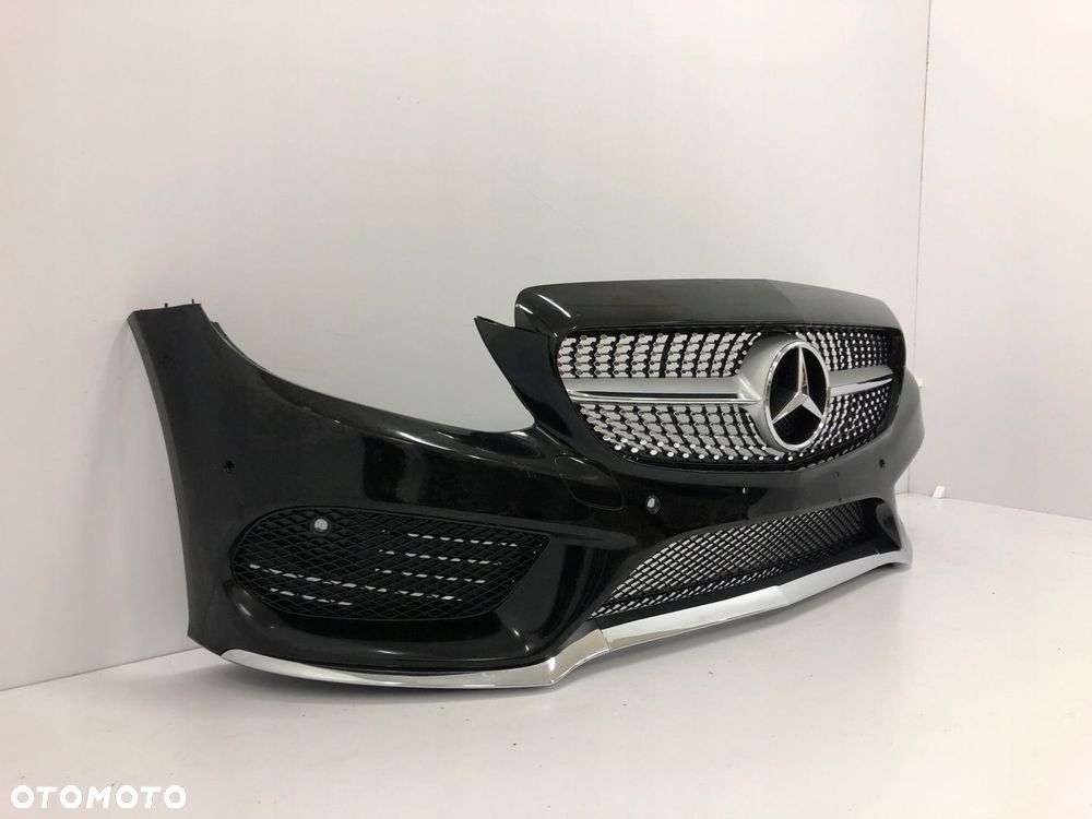 MERCEDES C-KLASA W205 AMG PRZEDLIFT ZDERZAK PRZÓD PRZEDNI - 2
