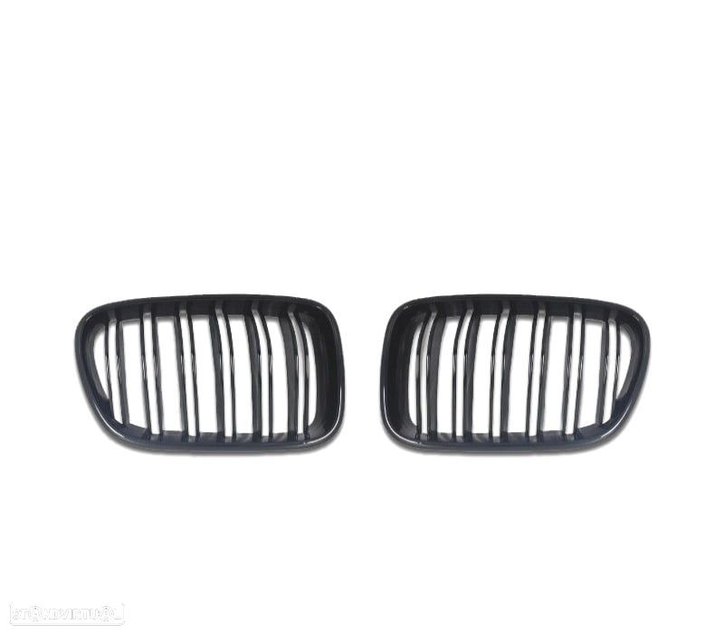 GRELHA FRONTAL BMW X3 F25 10-14 PRETO FOSCO LOOK M - 1