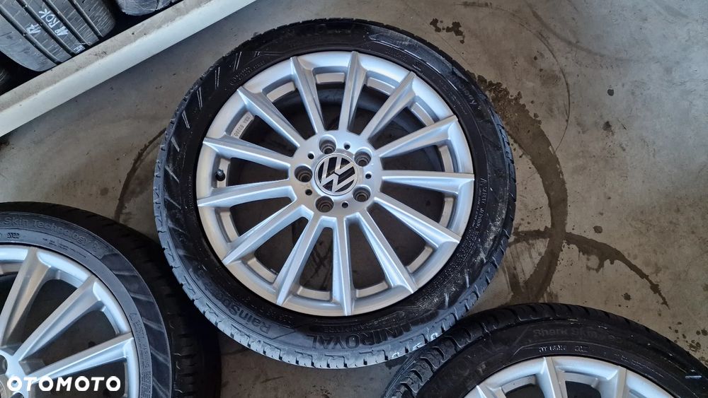 4szt Koła Aluminiowe 17" 5x112 ET50 Platin P74 KBA53290 Letnie Uniroyal 225/45R17 2022r 25A - 6