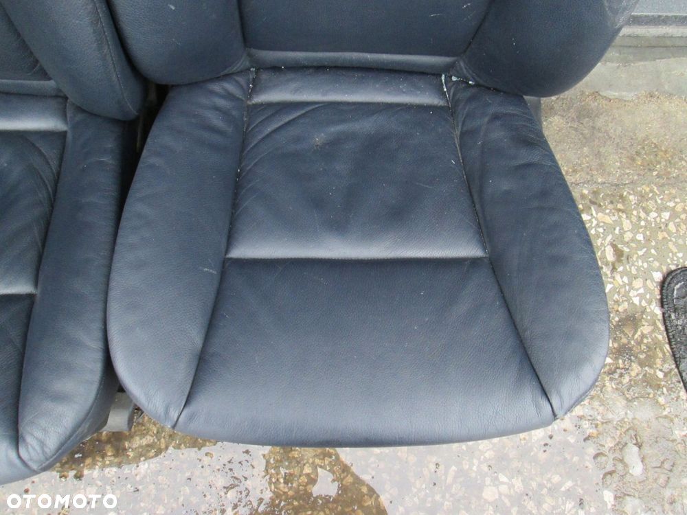 BMW E61 LCI FOTELE SKÓRZANE KANAPA KPL GRZANE ELE - 6