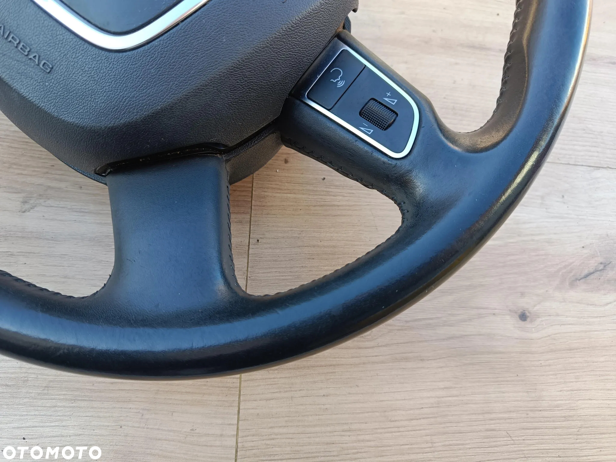 AUDI A6 C6 A8 D3 LIFT Q7 KIEROWNICA CZARNA SOUL ŁOPATKI 4E0419091CN - 9