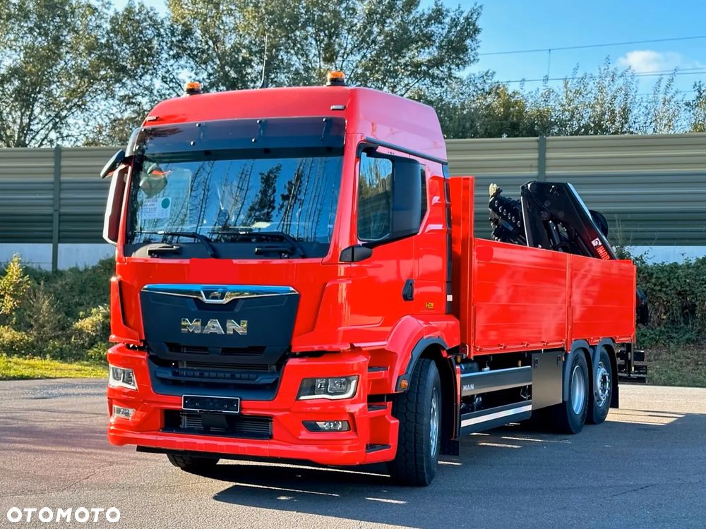 MAN TGS 26.470 6x2 //NOWY// HDS dzwig żuraw HIAB 228-6x wysów 18metró!!! 5i6 funkcja RADIO, Skrzynia łądunkowa. NOWY 2025 od ręki !!! - 1