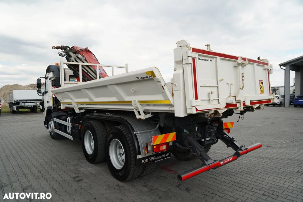Volvo FMX 370 / 6X4 / TIPPER + FASSI F165XP HDS / MAX. CAPACITATE DE RIDICARE 5200 KG / COMANDĂ RADIO / HAYON LATERAL HIDRAULIC - 11