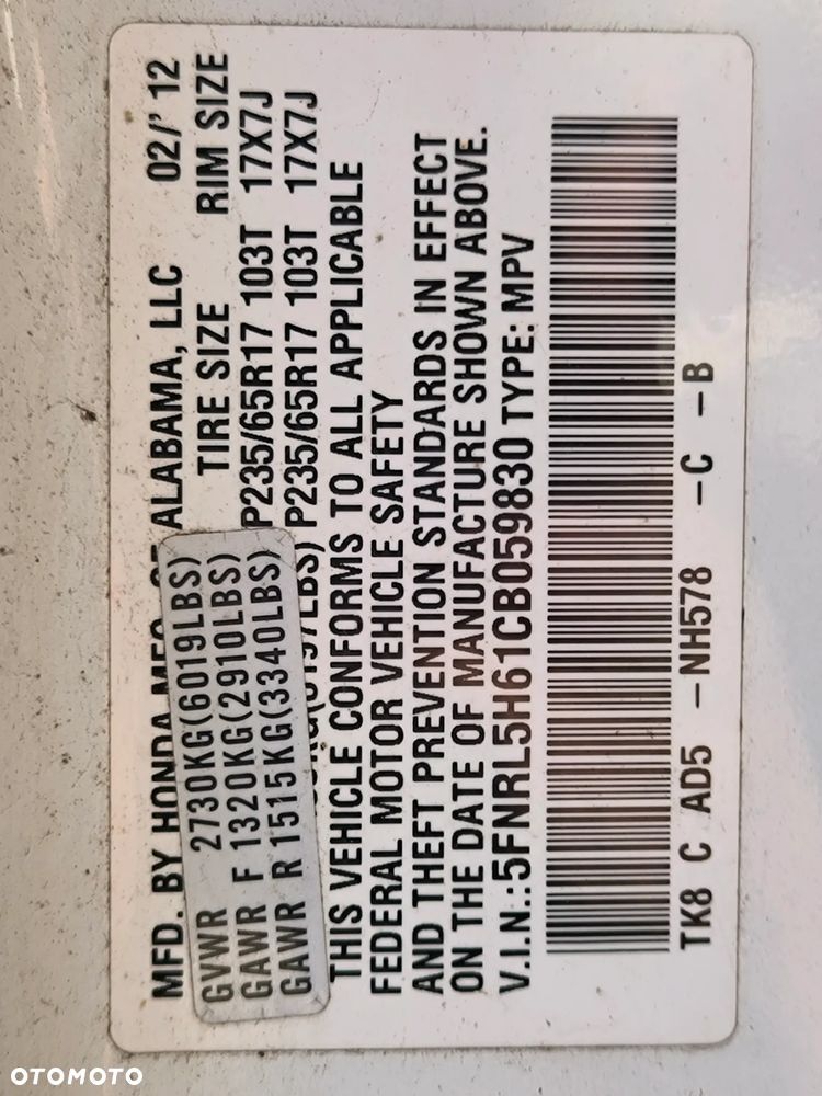 Honda Odyssey 3.5 EX - 13