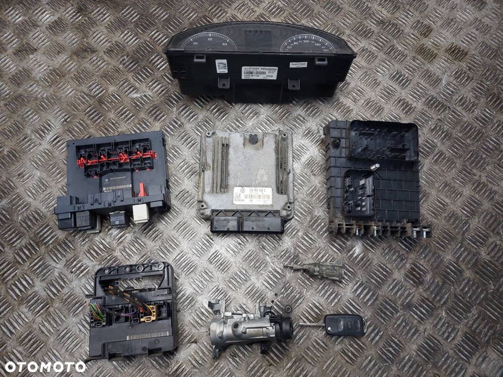 ZESTAW STARTOWY VOLKSWAGEN GOLF V 1.9 TDI 03G906016Q 0281012076 1K0920871B - 1