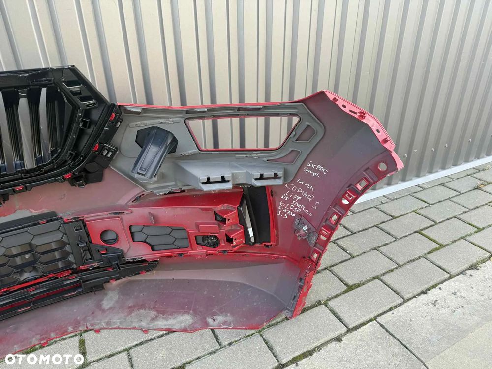 Skoda Kodiaq I Lift Sportline Zderzak Przód Przedni Kompletny 6xPDC Radar Spryskiwacze LF3P K1K1 - 7