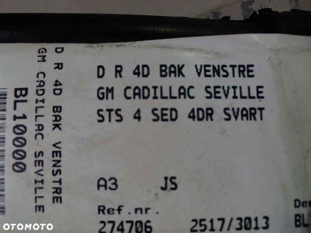 CADILLAC SEVILLE STS DRZWI LEWE TYLNE LEWY TYŁ - 2