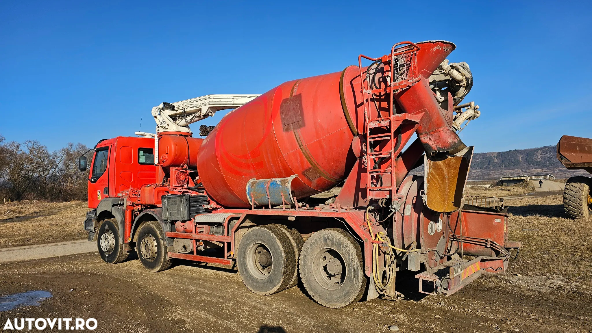 Renault Kerax  430, 8x4 Autobetonieră cu pompă de beton - 3