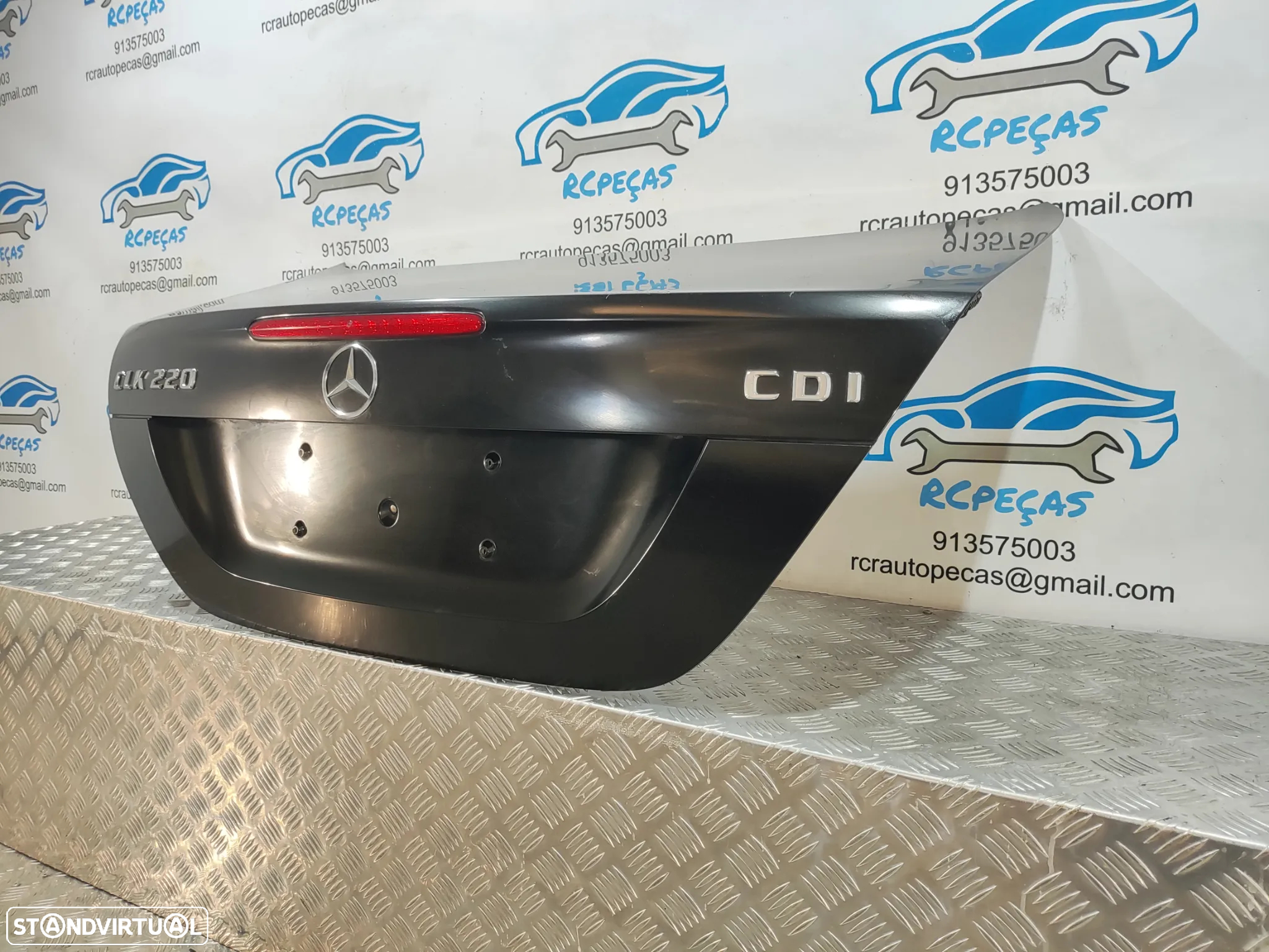 PORTA TAMPA MALA MERCEDES BENZ CLASS CLK W209 A2097500275 FECHO PUXADOR LUZ 3º STOP - 2