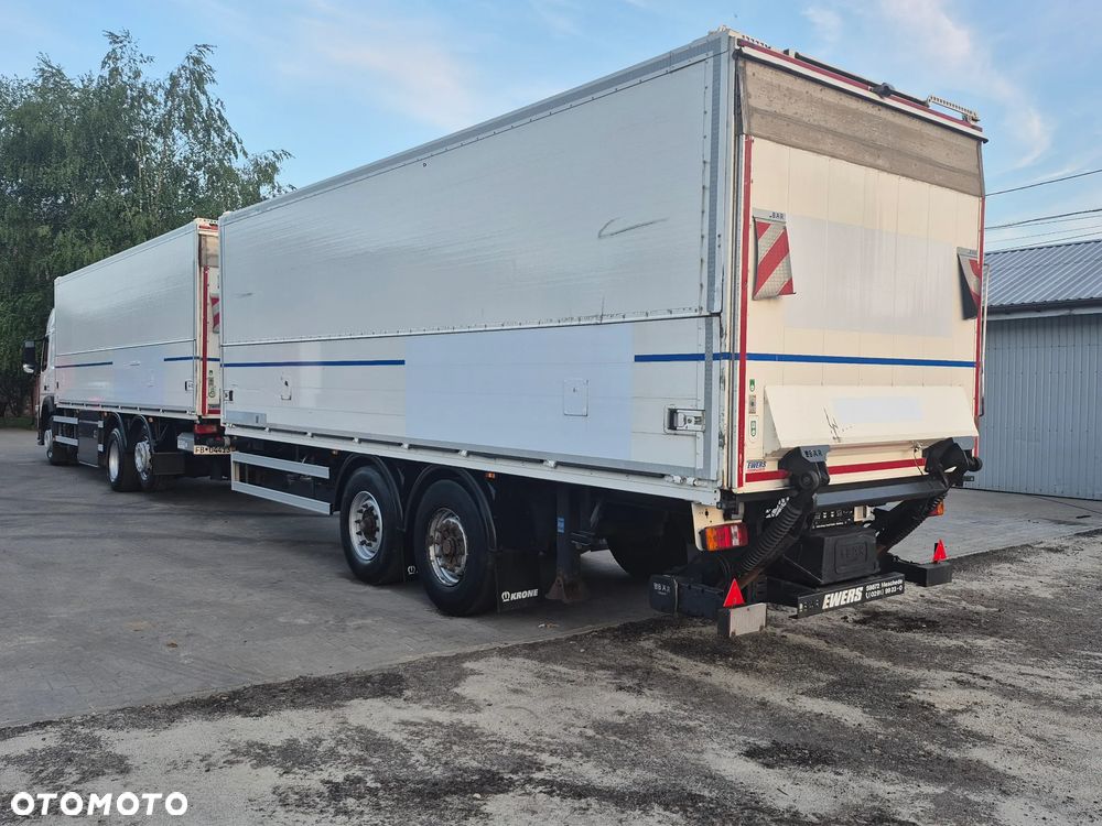 Volvo FM 410 KONTENER + WINDA / PRZYCZEPA TANDEM KRONE + WINDA ZESTAW PRZEJEZDNY - 10