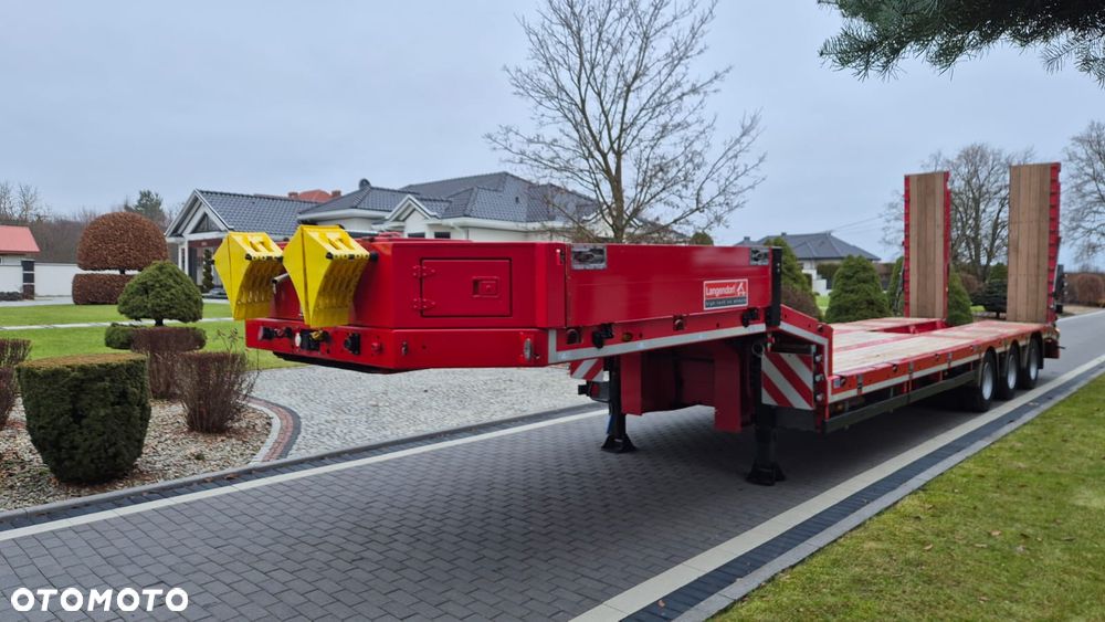 Langendorf NACZEPNA///NISKOPODWOZIOWA/// LANGENDORF///2022///HYDRAULICZNE  NAJAZDY///OŚ SKRĘTNA///OŚ PODNOSZONA///WYŚWIETLACZ OBCIĄŻENIA///WCIĄGARKA/// MAŁO UŻYWANA///STAN BARDZO DOBRY - 3