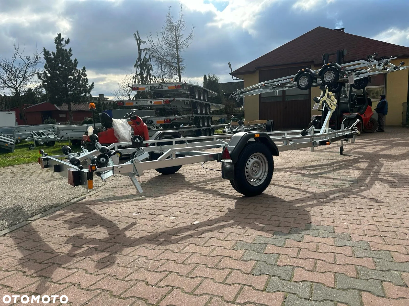 Brenderup Przyczepa Brenderup  221800B SR podłodziówka pod łodzie 6,6m mocna - 4