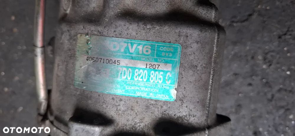 Sprężarka klimatyzacji 7D0820805C Volkswagen - 4