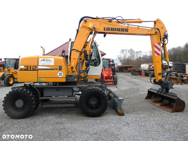 Liebherr A312 Z Niemiec / Wyjątkowy Stan / 2 Łyżki / - 1