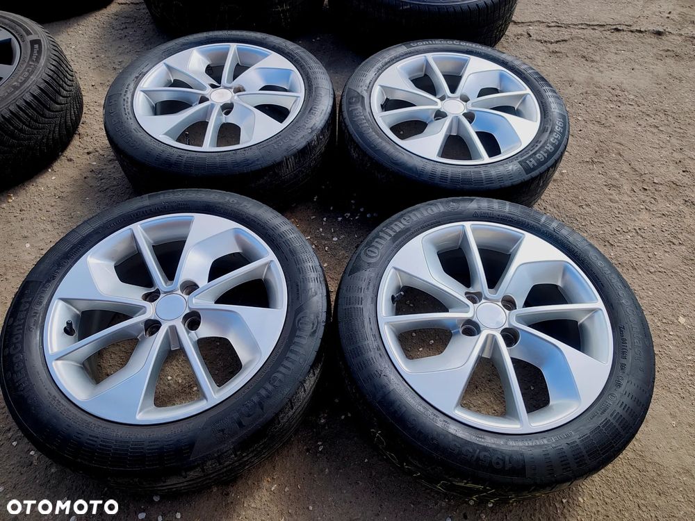 4x100 Felgi Aluminiowe Alufelgi Oryginalne 16 Koła Letnie Lato RENAULT Captur Clio IV 4 MEGANE NISSAN NOTE MICRA DACIA Dokker Logan Jogger Lodgy Sandero Stepway 4,5mm Legnica ALU-RAD 195/55 - 2