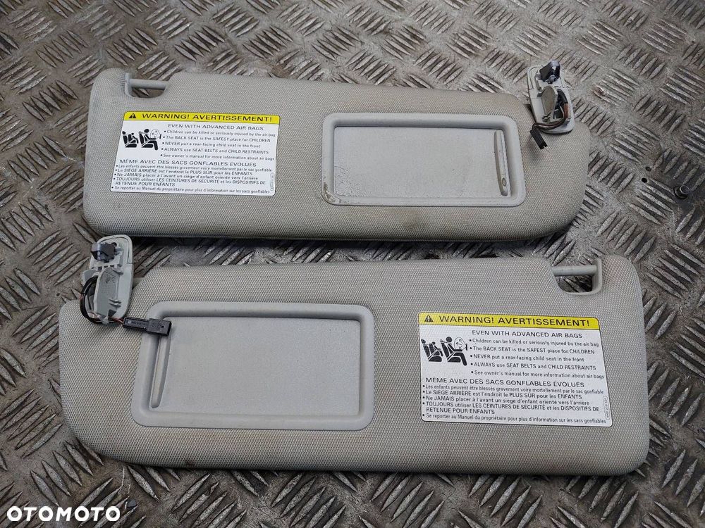 OSŁONA PRZECIWSŁONECZNA LEWA +  PRAWA AUDI A7 4G 4G0857551 4G0857552 - 1