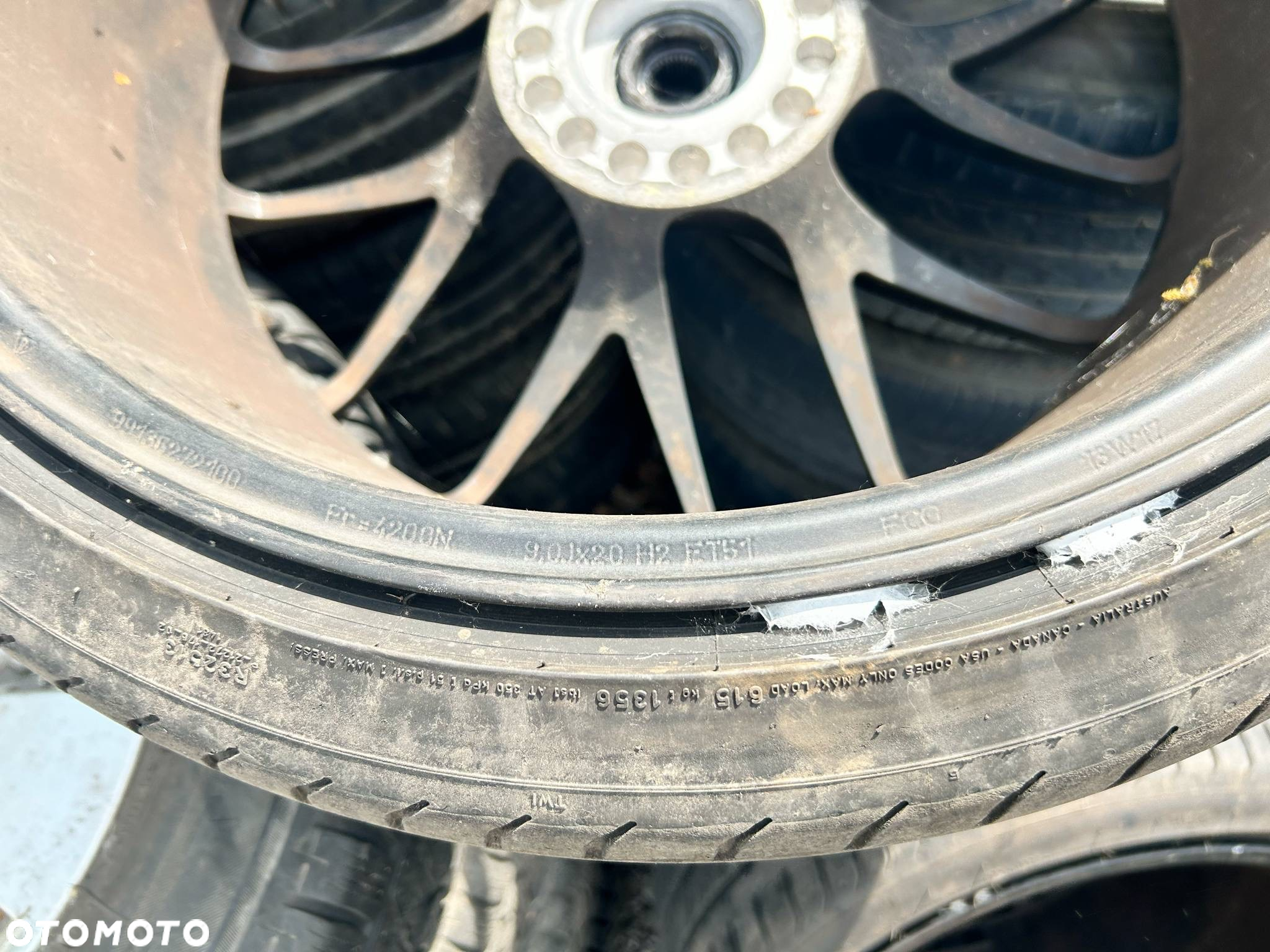Koła kompletne lato letnie Porsche 9Jx20 H2 ET51 20 cali 245/35 ZR20 - 3