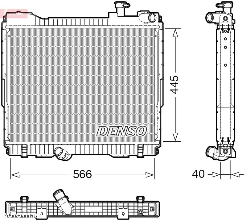 RADIATOR AC NISSAN ATLEON CLIMA CONDESATOR AER CONDITIONAT COMPRESOR PIESE - 23