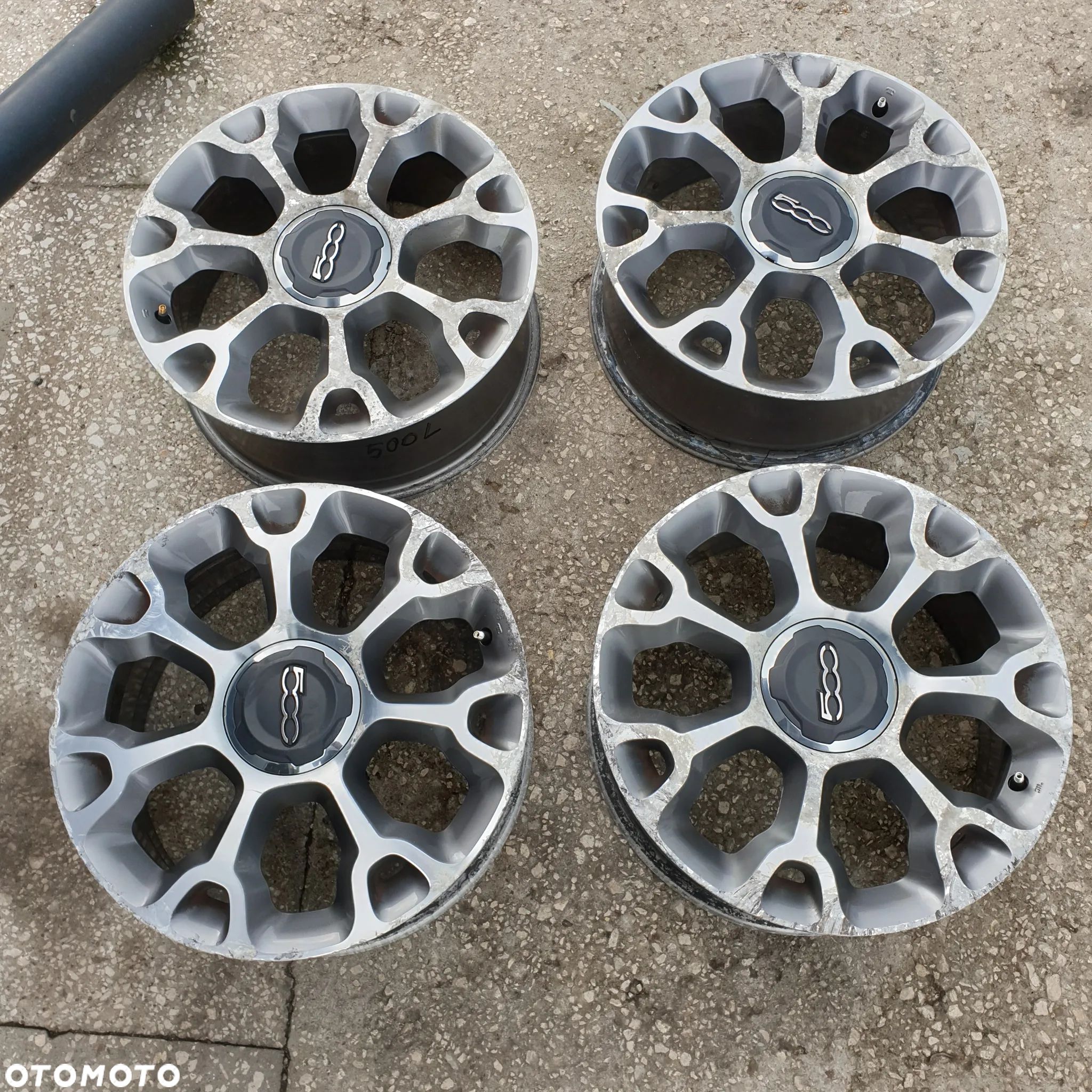 FIAT 500L 500 L FELGA ALUFELGA 17 735579512 735577032 - 1