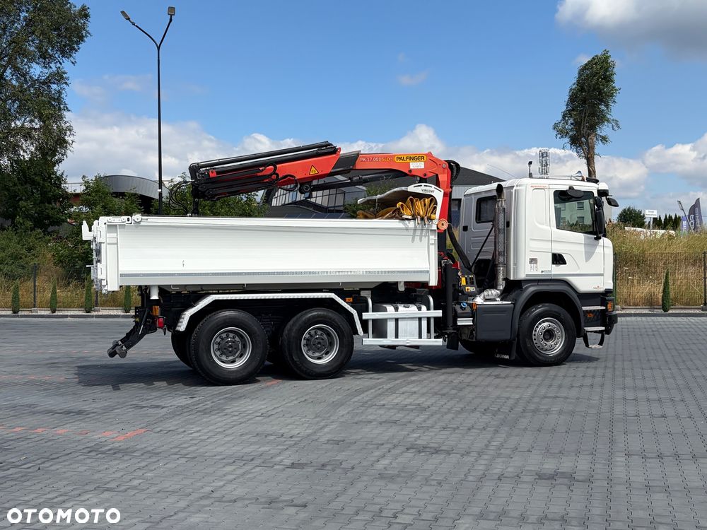 Scania P410 / 6x4 / EURO 6 / HDS / WYSUW x3 / ROTATOR / CHYWTAK / STEROWANIE RADIOWE / WYWROTKA / HYDROBURTA / AUTOMAT / KAMERA COFANIA / NAWIGACJA / NISKI PRZEBIEG / 2017 / SERWISOWANY / SPROWADZONY - 11