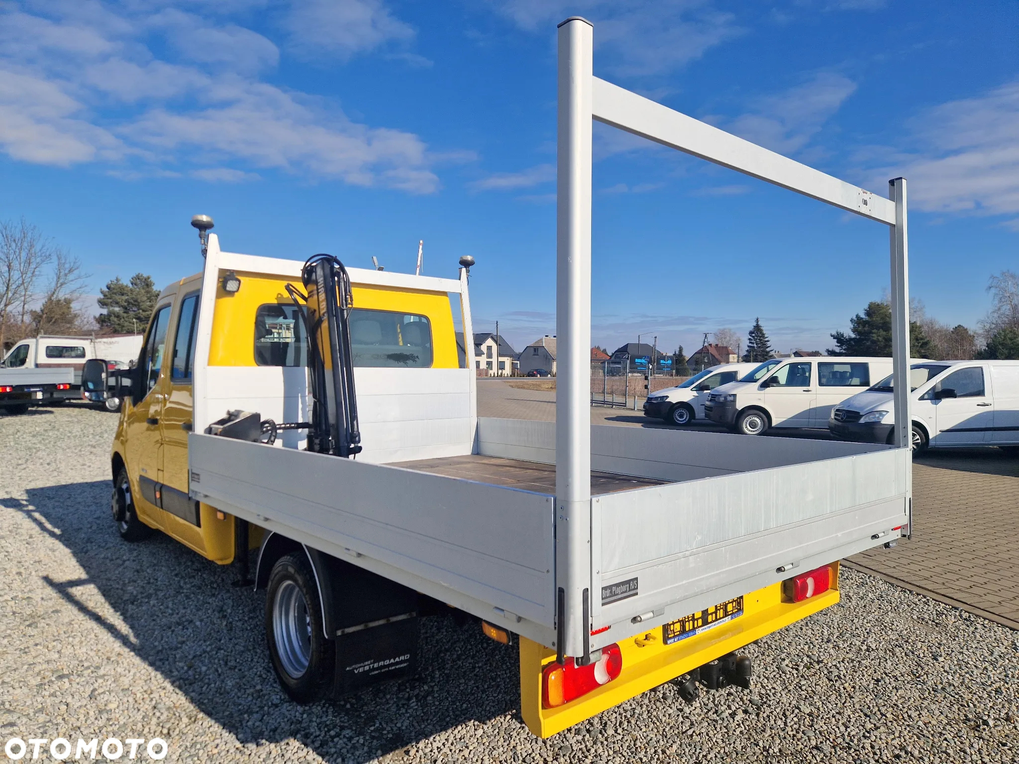 Renault MASTER 2,3 DCI 145 KONNA DOKA BRYGADÓWKA 7 OSOBOWA HDS HIAB 1000KG KLIMA 3,3M SKRZYNIA 104T/KM PRZEBIEGU GWARANCJA BLIŻNIAKI DO 3,5T - 4