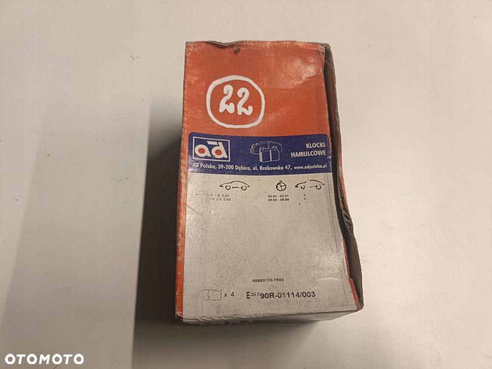 Nissan Almera N16 PRZEDNIE KLOCKI HAMULCOWE przód 461981 - 1