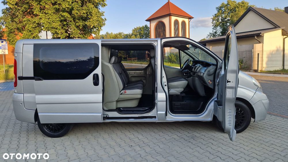 Opel VIVARO L2H1 Długi Klima Elektryka Navi Dubel Kabina 6os Brygadówka Pdc Serwis - 8