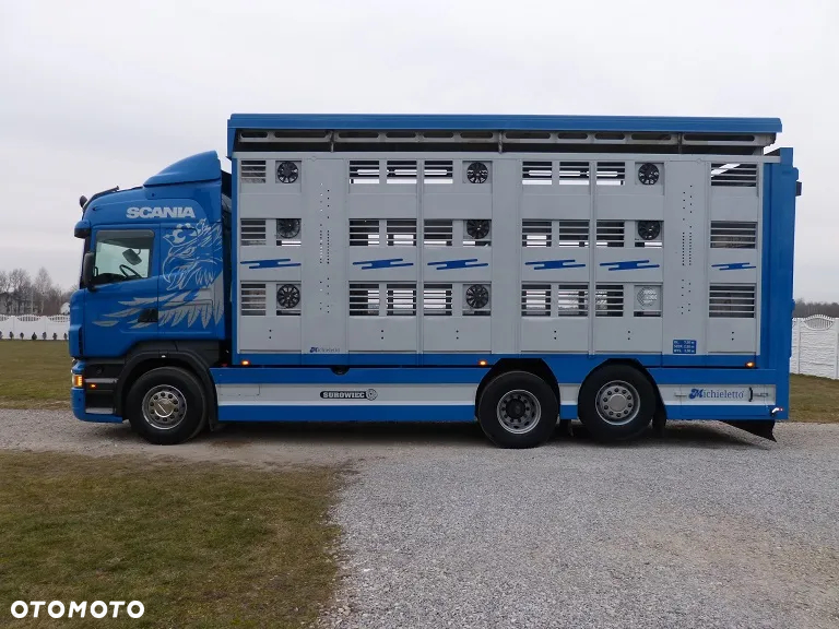 Scania R420 DO ŻYWCA / ZWIERZĄT / BYDŁA TRZODY CHLEWNEJ/ 3 POKŁADY / WAGA EL. / EURO 5 / OŚ SKRĘTNA / - 15