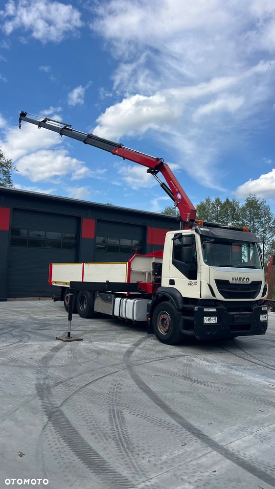 Iveco Stralis EEV 6x2 HMF 1720 K4 Ster Radiowe 2013 Rok Top Stan Os Skrętna Podwieszana Zabudowa Burtowa Platforma (Palfinger Hiab Fassi) - 11