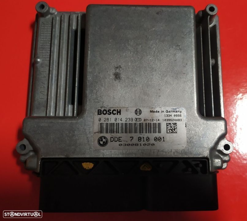 CENTRALINA DO MOTOR BMW 118D 318D 0281014239 7810001 - 1