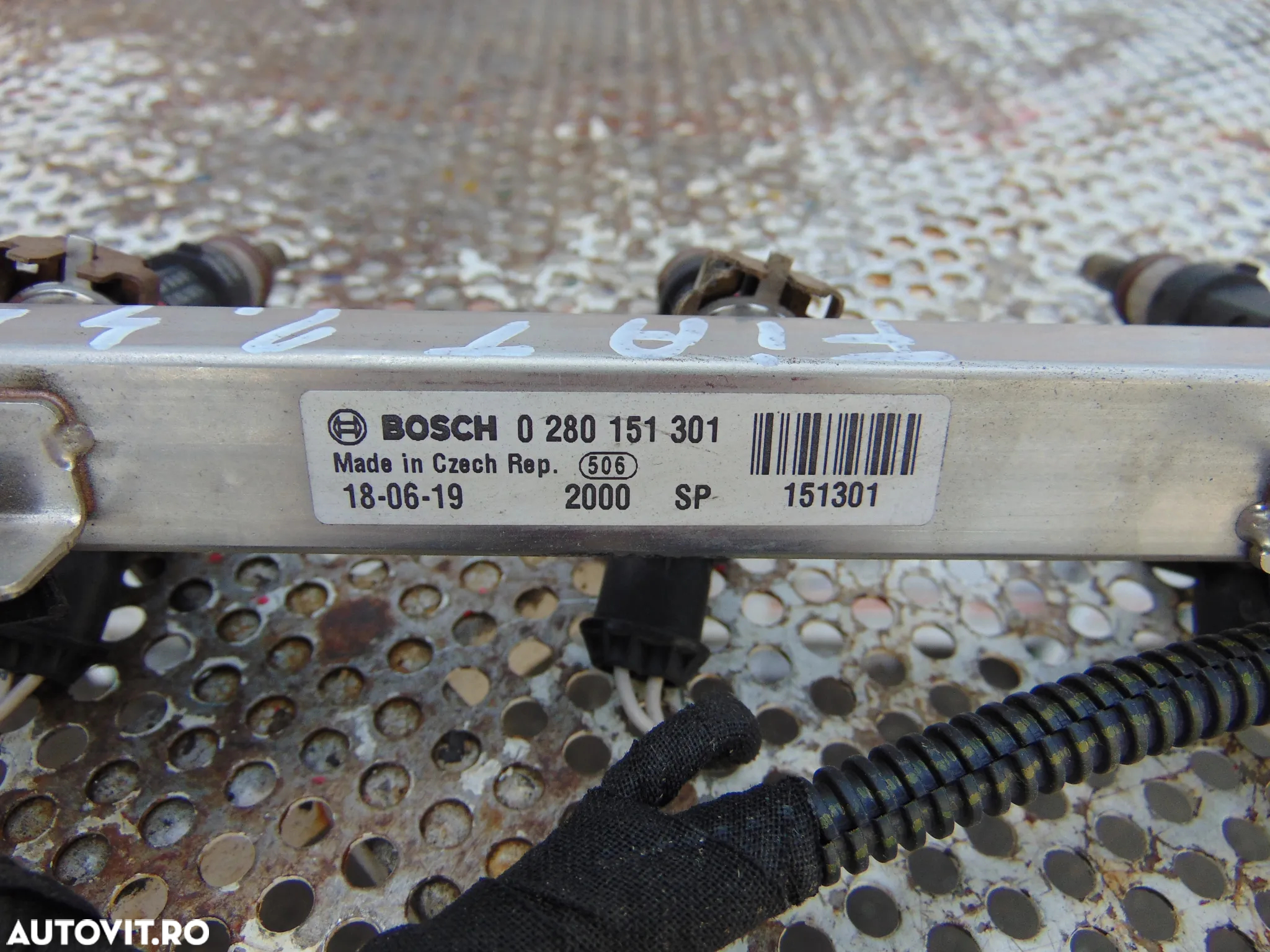 Rampa cu injectoare Fiat Tipo 1.4 Giulietta Mito cod 0280151301 fiat 500 doblo lancia alfa romeo - 3