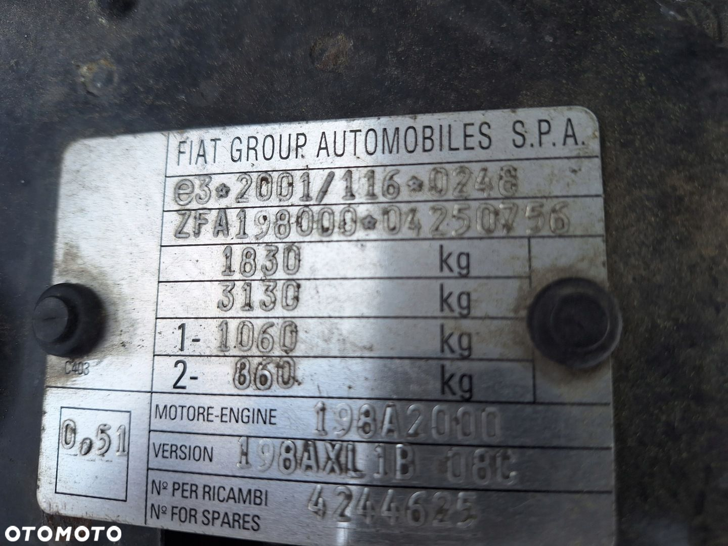 FIAT BRAVO 198 II 2 LAMPA TYŁ LEWA - 5